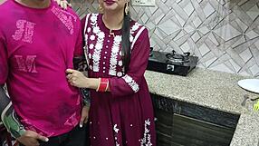 desi bhabhi uh gettin pounded so hard by devar's cock in kitchen mess