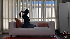 Waiting for Rome Major? Hazel Moore's Wet Pussy Eats Cock!