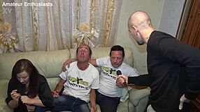 bad justice milfs take double anal assfucking to mouth cum orgy