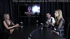 Yasmin Pariz in Sheer Red Lingerie Teases Oral but Client Skips Full Sex