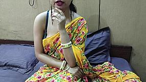 Cute Indian Bahu Rides Sasur Big Cock Cowgirl Creampie Big Tits Shaved Pussy