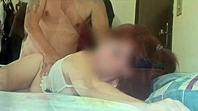 Why tease that tight redhead teen's juicy ass bareback?