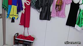 Flirty teen dragged to asshole asylum for brutal group ass licking and banging