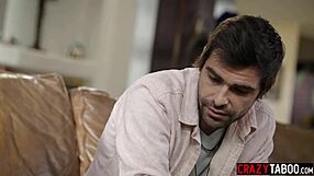 Private investigator Natasha Nice's rough sex services with big tits and monster cock make client lucky