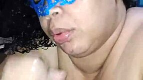 Latina Bombshell Deepthroats for Huge Facial Cum Gulp Explosion!
