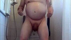 mark wright showers, begs another man to pound his tight ass