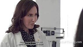 i'm the nurse turning doctor's office into wild anal gangbang chaos