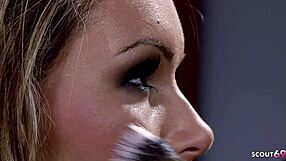 gemma massey and diana doll in lingerie start with sloppy licks then strap-on fuck each other's pussy deep