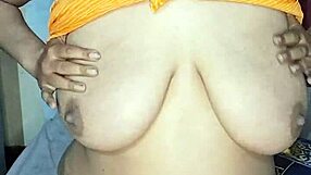 desi bhabhi's huge natural tits sway seductively homemade indian milf tease