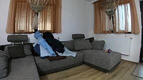 omg watch this curvy milf goddess masturbate in lingerie and slap her huge ass!