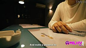 Horny brazilian big ass brunette secretary pays with sofa pounding cumshot after indecent cash proposal.