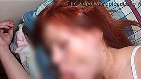 Why tease that tight redhead teen's juicy ass bareback?
