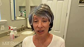 Granny maid cuffed tight for deep anal pounding episode