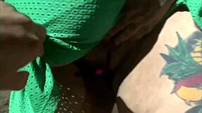 Amateur Brazilian BBW milf breastfeeds husband publicly in forest with rimjob