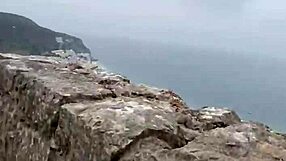 Damiana Flowers Fucks Wild at Europe Castle Tourist Spot!