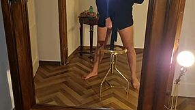 amateur handjob from her on my huge cock spraying tons of cum