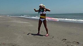 Japanese Girl's Deep Belly Button Close-Up Tease