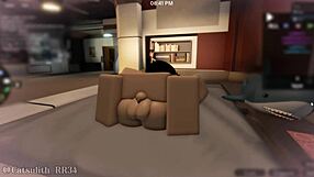 intense rough missionary breeding creampie game sex session part two