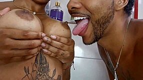 that young brazilian tattooed skinny guy fucked me hard in the bathroom