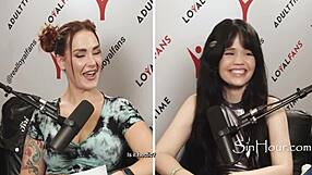 we're just clowns here so jerk it to us ana foxxx alison rey yhivi reagan foxx!