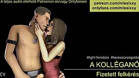 wow! hungarian colleague's femdom joi asmr jerks you off