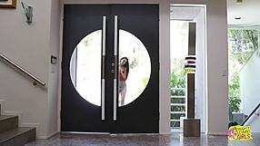 Tanning Nude Brunette Milf Licks Redhead's Wet Pussy And Small Tits To Outdoor Orgasm