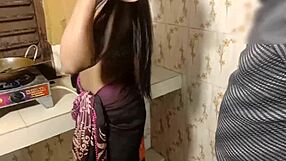 bangla wife pounded DOGGY in kitchen with sloppy blowjob