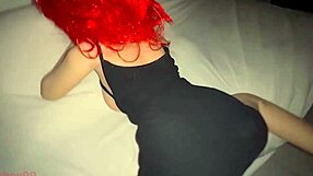 cum in my perfect ass won't you young redhead teen begs for deep anal creampie