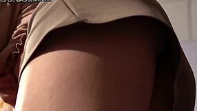 British femdom babes oil up for CFNM deepthroat group handjob massage