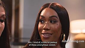 2 Trans Dicks Overwhelm Jewelz Blu and One Girl