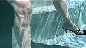 Private Hawaii Kai Pool Swim Turns Mature Pussy Show