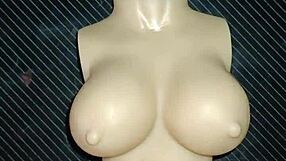 A dolly winces in pain yet craves my cock stretching her tiny tight vagina deep