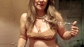 french housewife slave bound endures pins and belt whips in auto session