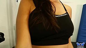 Gorgeous Frida Sante Devours Miles Long's Thick Cock In Gym