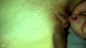 wanna watch me cum hard on her shaved homemade pussy?