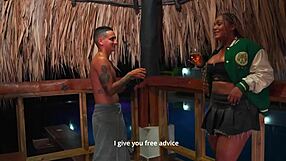 ebony colombian milf carla morelli fucks sons black friend doggystyle public juicy pussy