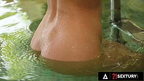 gorgeous candee licious gets her ass and pussy fucked hard by monster cocks at once