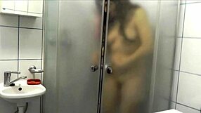 sexy milf frina pisses golden rain urine in car shower toilet nature squirt wet pussy