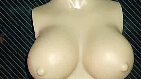 A dolly winces in pain yet craves my cock stretching her tiny tight vagina deep