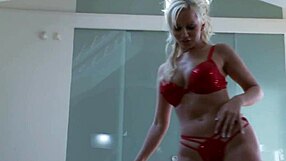 Naughty Blonde Queen Masturbates Shaved Pussy to Wild Squirting Orgasm!