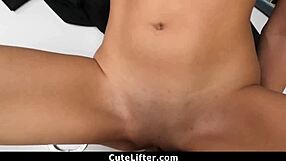 hey cutelifter that savvy shoplifter got caught and railed by security's monster cock