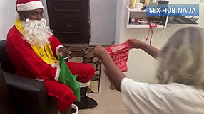 santas big dick perfec christmas gift for my horny ebony wife!!