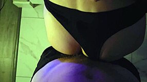 petite teen moans loud in kitchen dress with socks 😩🔥