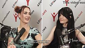 we're just clowns here so jerk it to us ana foxxx alison rey yhivi reagan foxx!