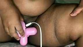 Brazilian wife masturbates massage vibrator christmas eve husband delay