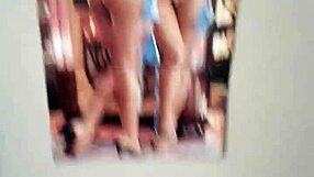 nude model showers after piss from her naughty picture session