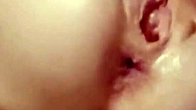 Gaping ass and pussy after double penetration stretch