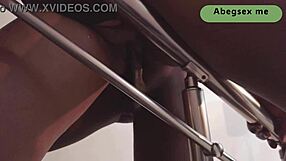 i bent over stairs squirting on stepbro's huge black cock hard