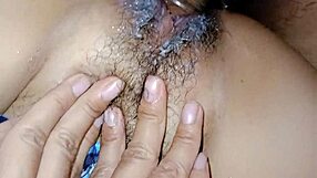 Step uncle creams her juicy pussy before school