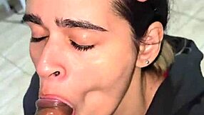 sexy sailor wife homemade blowjob milks husband's cum dry